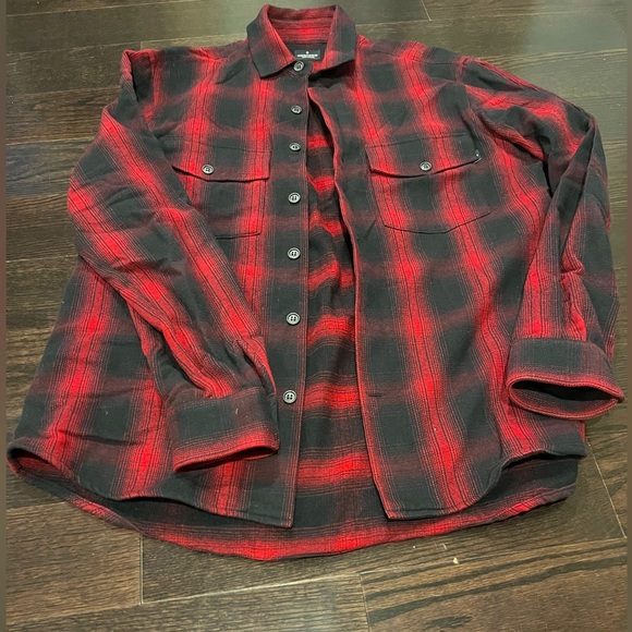 MARCELO BURLON iamens eagle print plaid check shirt - Picture 3 of 14
